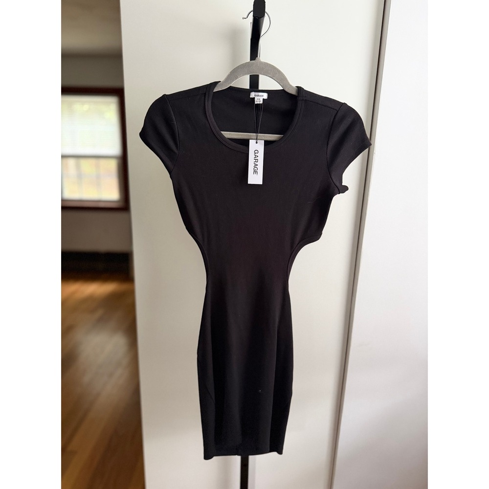 NWT Garage Open Back Mini Dress - Size Small - Black